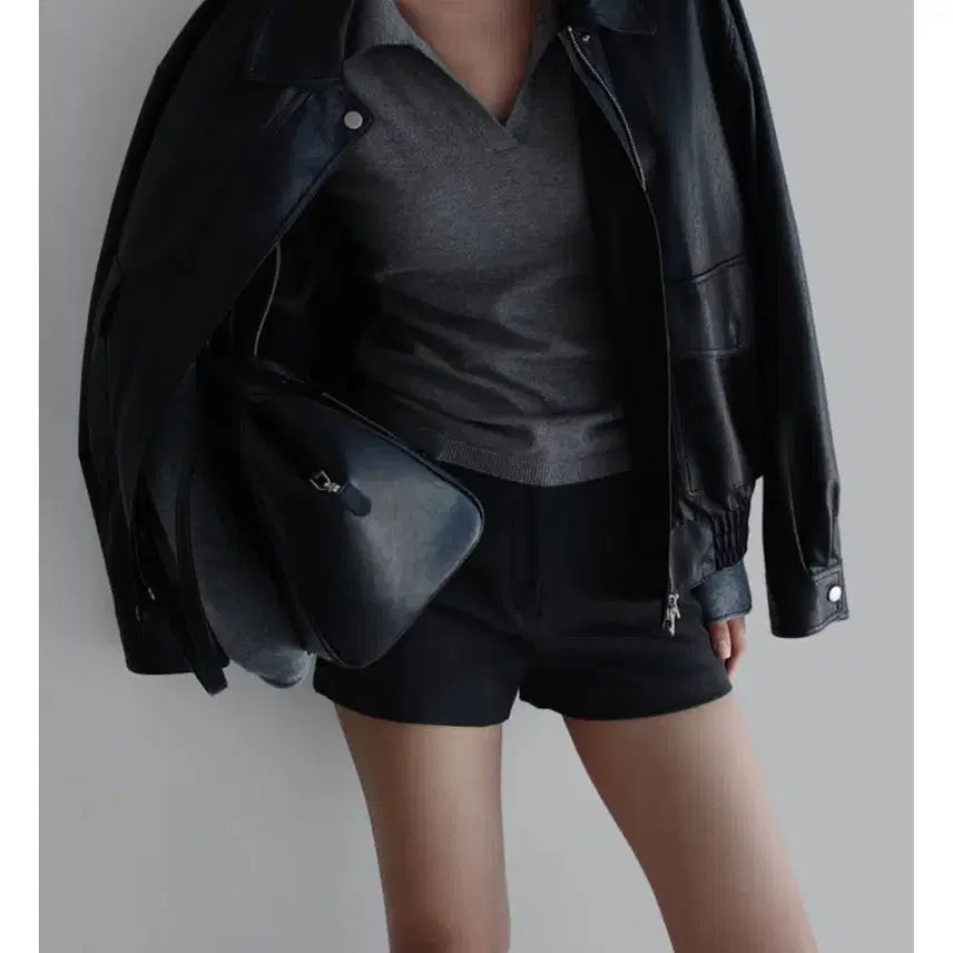 [BUNJANG] La Room Low Collar Knit Gray / (배포 새상품) 라룸 로우 카라 니트 그레이