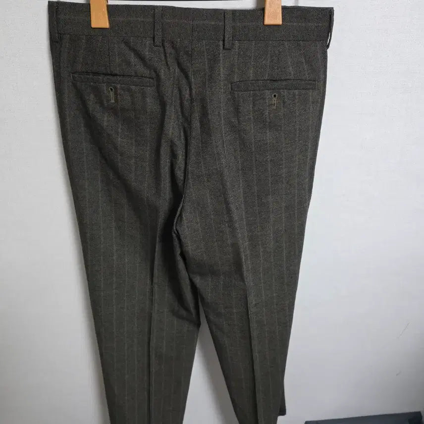 [BUNJANG] TIME HOMME Cashmere Blend Pinstripe Slacks / 타임옴므(TIME) 캐시미어 혼방 핀스트라이프 슬랙스 (82-97)