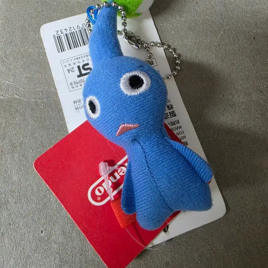 [BUNJANG] Pikmin Blue Pikmin Mascot Keyring / 피크민 마스코트 키링 인형 파란피크민 물크민