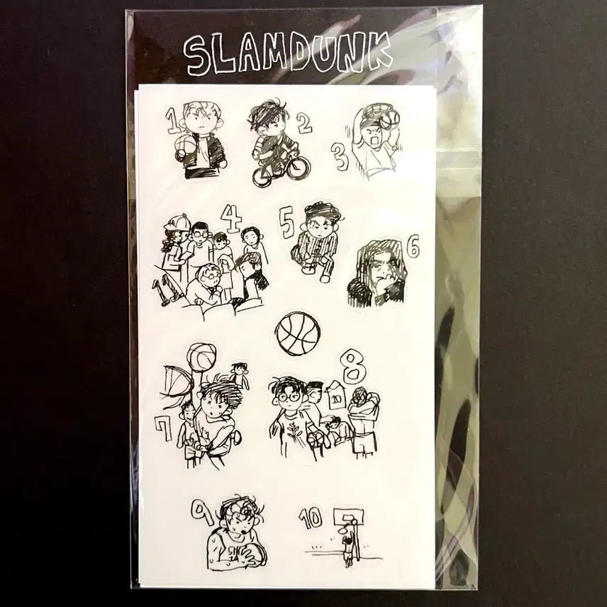 [SOLD OUT] 슬램덩크 슬덩 까스동님 북산 표지 모티브 스티커 굿즈 백호 태웅 대만