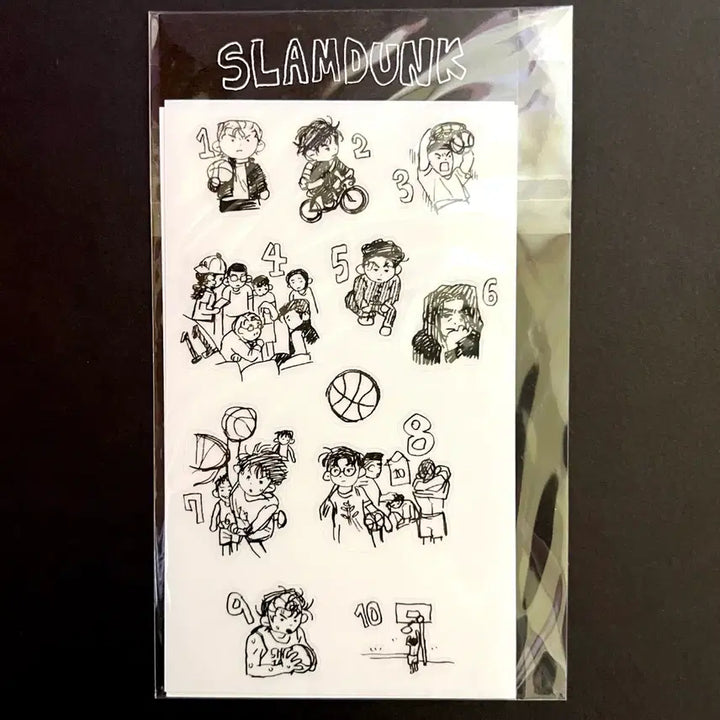 [SOLD OUT] 슬램덩크 슬덩 까스동님 북산 표지 모티브 스티커 굿즈 백호 태웅 대만