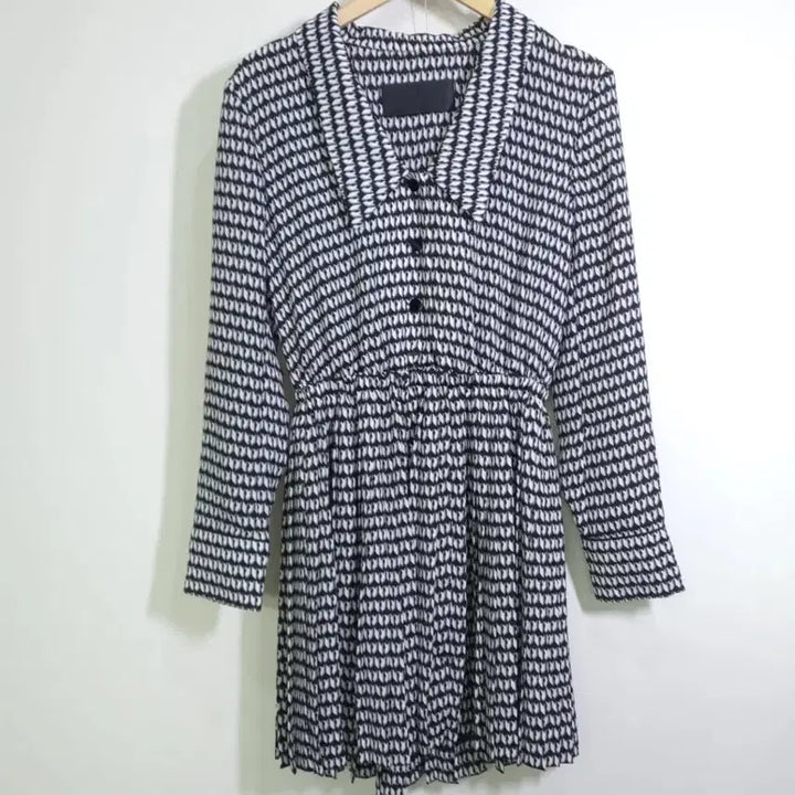[BUNJANG] Lucky Chouette Pattern Dress / 럭키슈에뜨 패턴 원피스 ~55