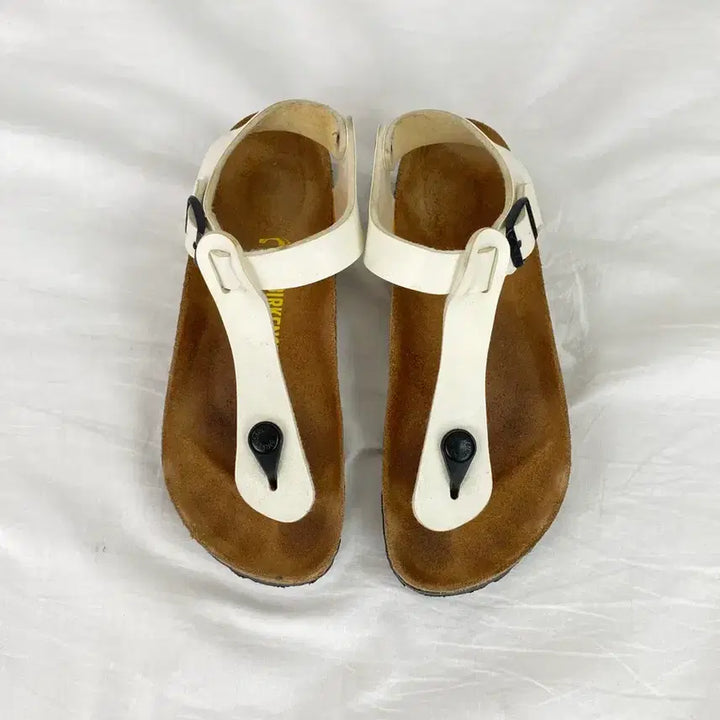 [BUNJANG] Birkenstock Cairo White Sandals 230 / 버켄스탁 카이로 화이트 샌들 230 <14>