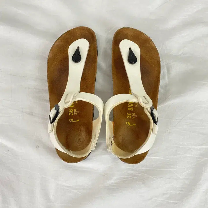 [BUNJANG] Birkenstock Cairo White Sandals 230 / 버켄스탁 카이로 화이트 샌들 230 <14>