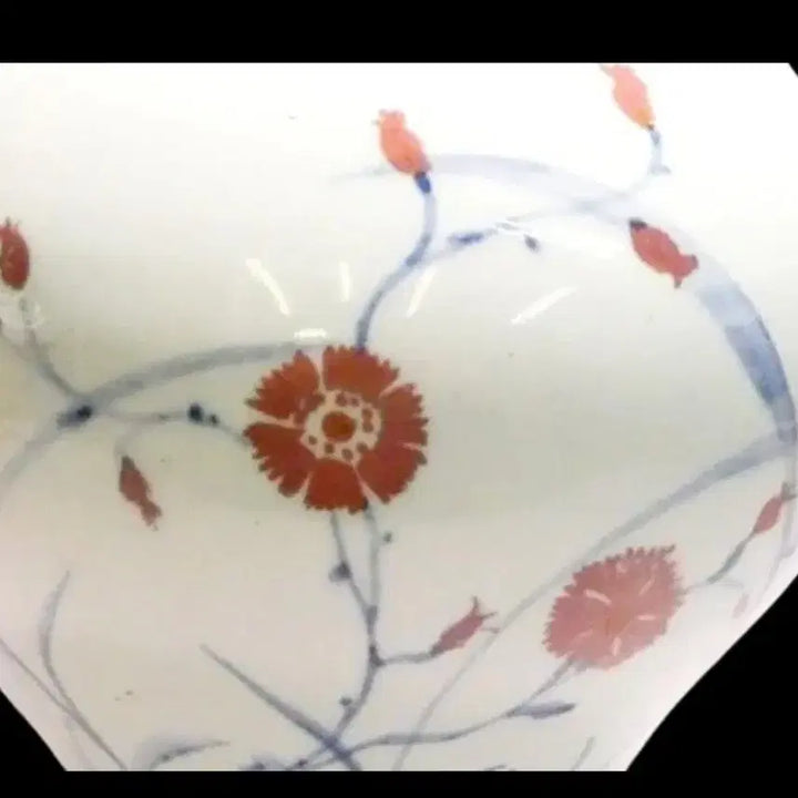 [BUNJANG] Ji Suntak Chrysanthemum Motif Blue and White Porcelain Jar / 무형문화재 지순탁 선생님 국화문 청화백자 호