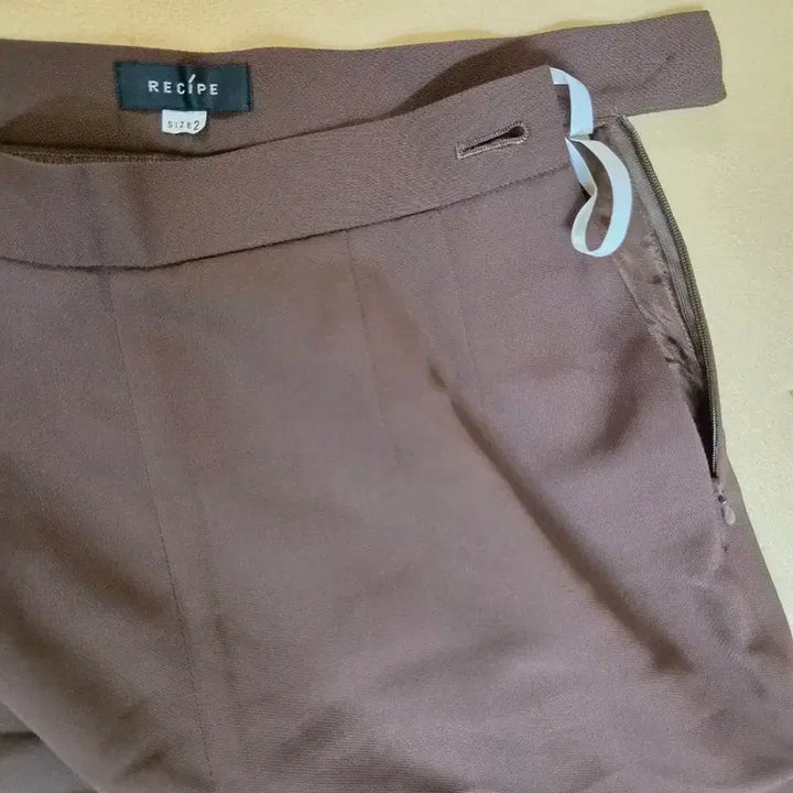 [BUNJANG] RECIPE Wide Brown Slacks M / RECIPE 와이드 브라운 슬랙스 M