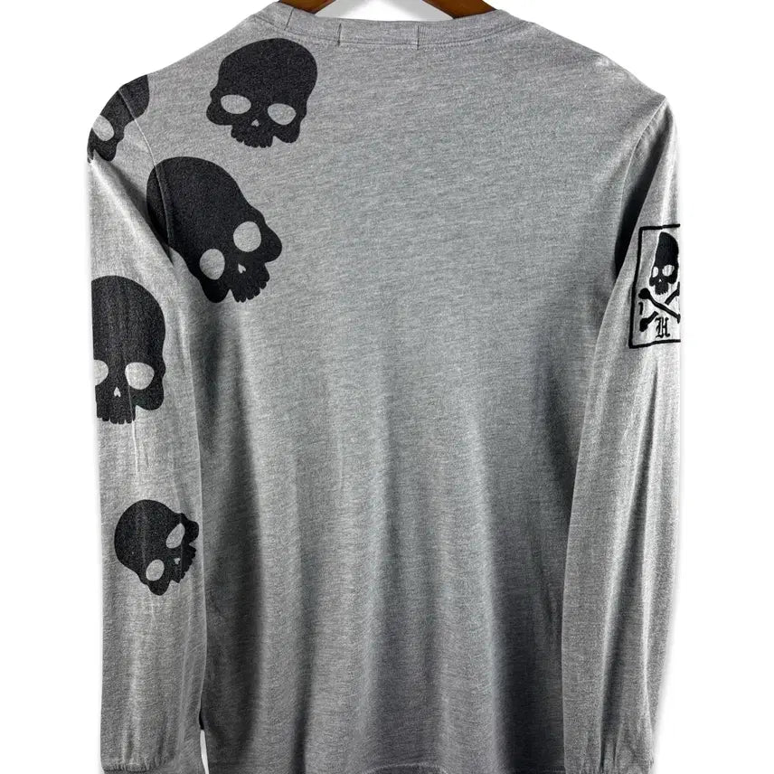 [BUNJANG] Hydrogen Skull Printed Long Sleeve / 하이드로겐 스컬 프린팅 롱슬리브2858