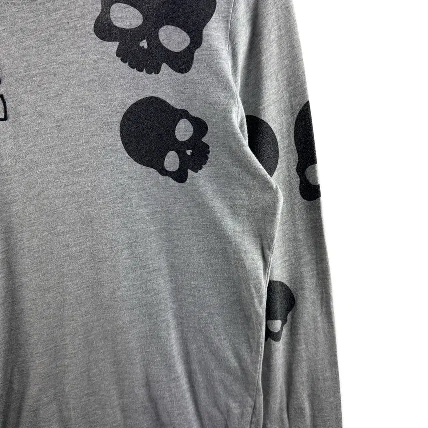 [BUNJANG] Hydrogen Skull Printed Long Sleeve / 하이드로겐 스컬 프린팅 롱슬리브2858