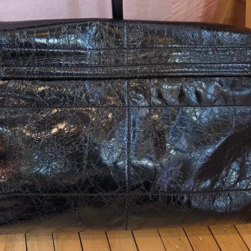 [BUNJANG] Zishen Real Leather Black Chain Shoulder Bag / 지센 리얼레더 블랙 체인 숄더백