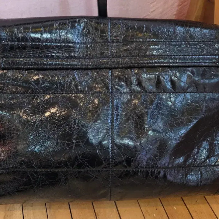 [BUNJANG] Zishen Real Leather Black Chain Shoulder Bag / 지센 리얼레더 블랙 체인 숄더백