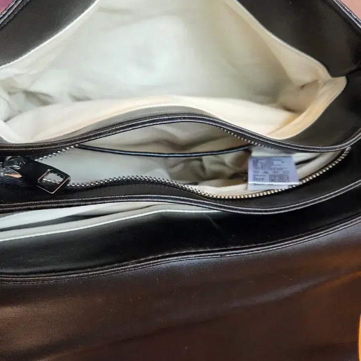 [BUNJANG] Zishen Real Leather Black Chain Shoulder Bag / 지센 리얼레더 블랙 체인 숄더백