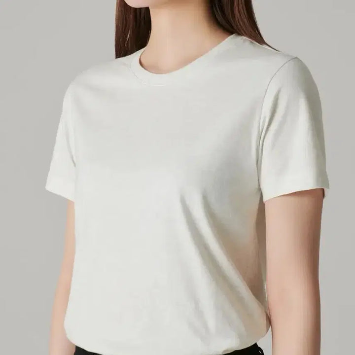 [SOLD OUT] [쿨탠다드] 우먼즈 베이식 크루 넥 티셔츠 [오트밀]