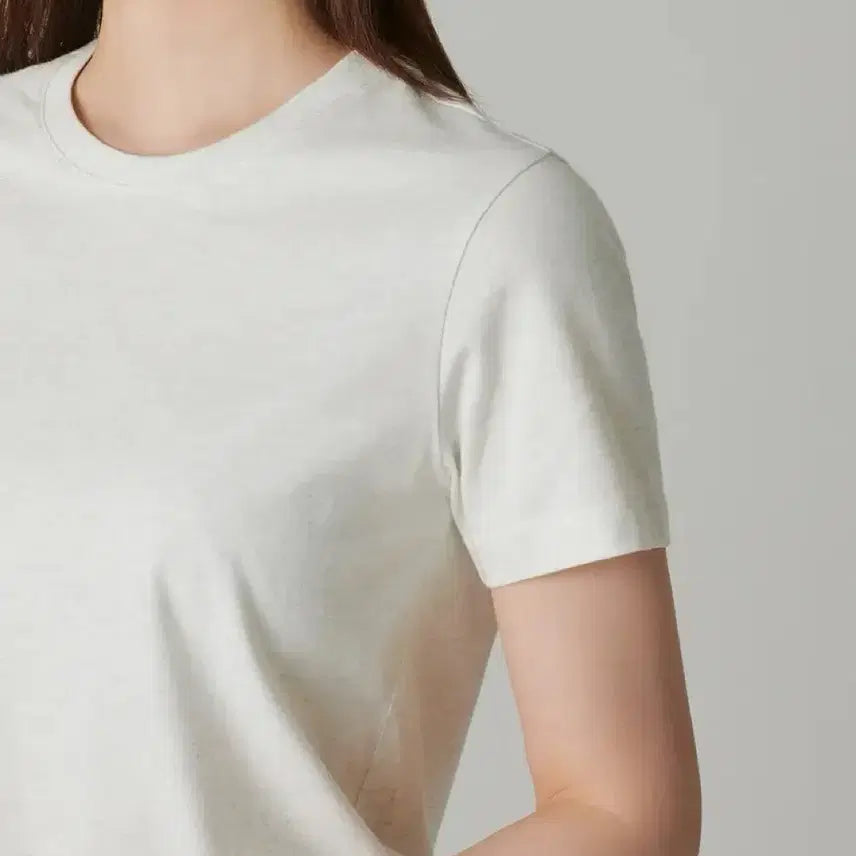 [SOLD OUT] [쿨탠다드] 우먼즈 베이식 크루 넥 티셔츠 [오트밀]