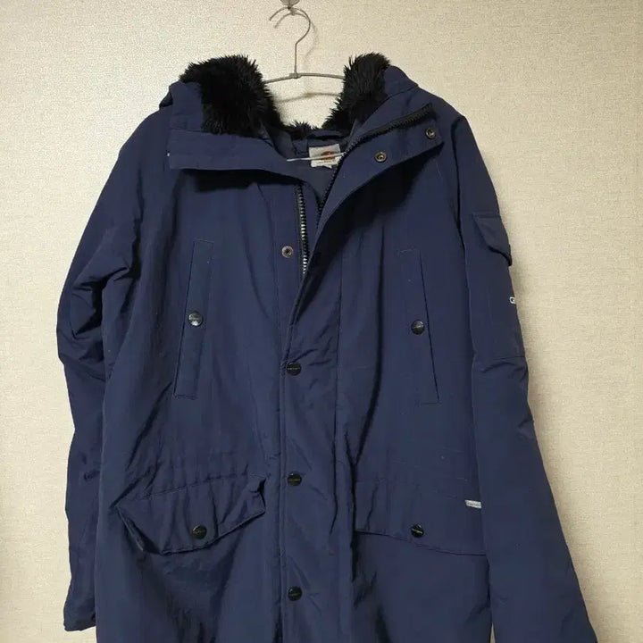 [BUNJANG] Carhartt Navy Hooded Parka Jacket / 칼하트 네이비 후드 야상