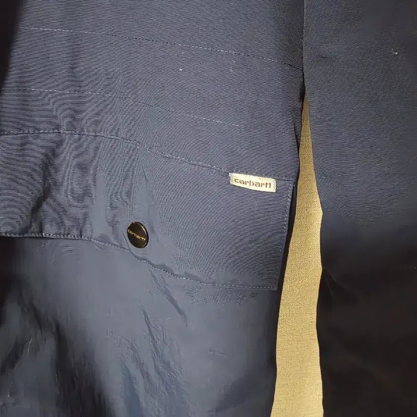 [BUNJANG] Carhartt Navy Hooded Parka Jacket / 칼하트 네이비 후드 야상