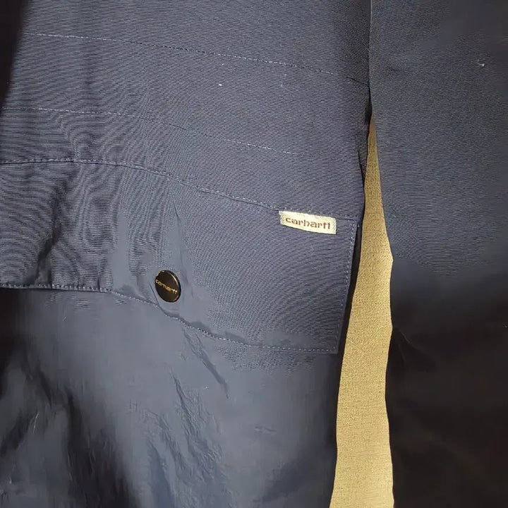 [BUNJANG] Carhartt Navy Hooded Parka Jacket / 칼하트 네이비 후드 야상