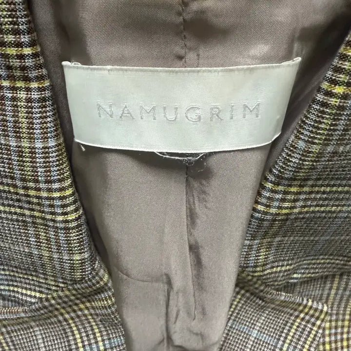 [BUNJANG] Namugreem Check Pattern Jacket / 나무그림 체크 자켓
