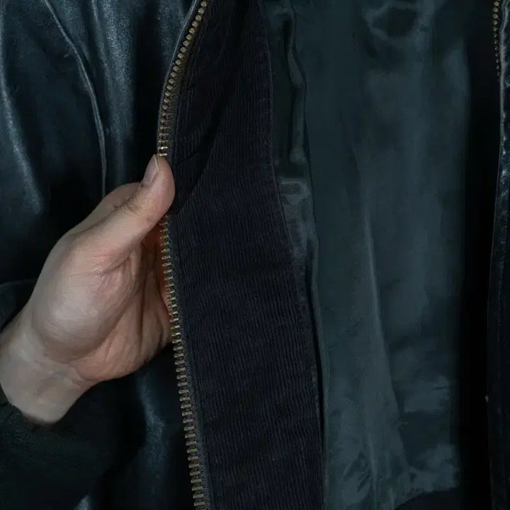 [BUNJANG] Old Gap Single Leather Jacket L / 올드갭 싱글 레더 자켓 L