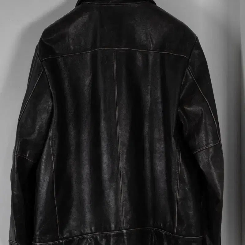 [BUNJANG] Old Gap Single Leather Jacket L / 올드갭 싱글 레더 자켓 L