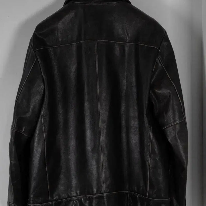 [BUNJANG] Old Gap Single Leather Jacket L / 올드갭 싱글 레더 자켓 L