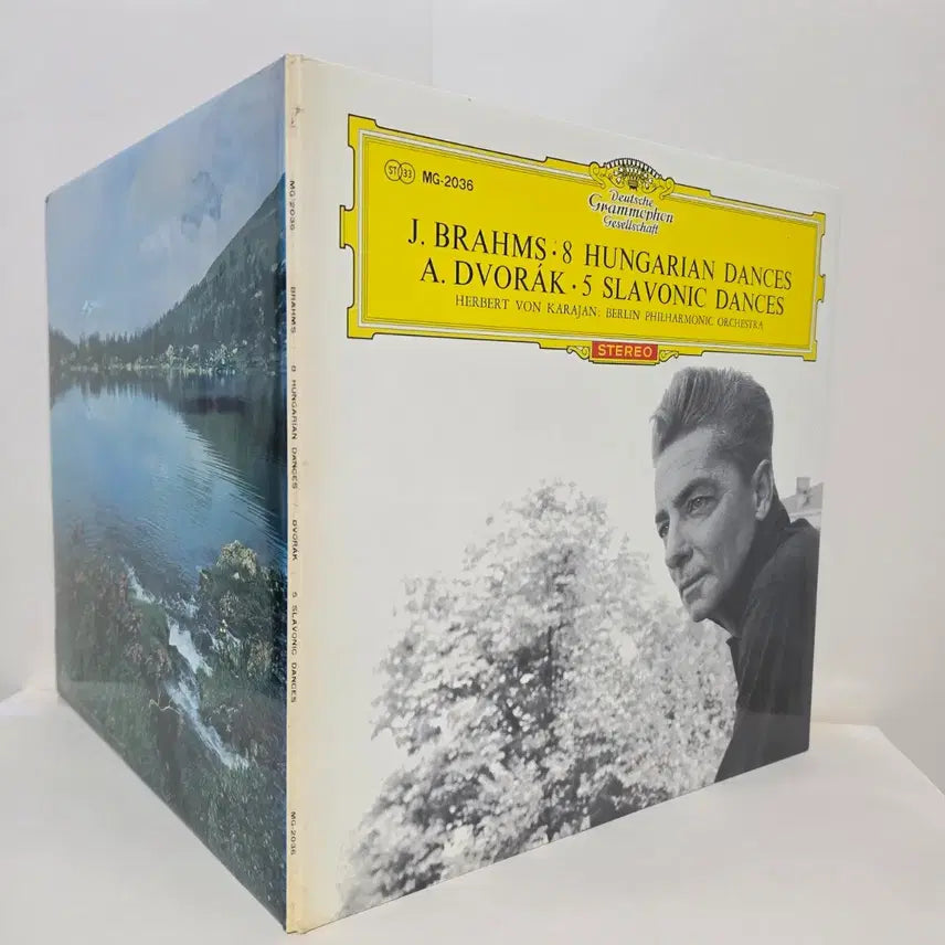 [BUNJANG] Karajan &amp; Berlin Philharmonic Brahms &amp; Dvorak LP Vinyl Record / 브람스 8 헝가리 무곡 &amp; 드보르자크 5 슬라브 무곡/카라얀,베를린필LP