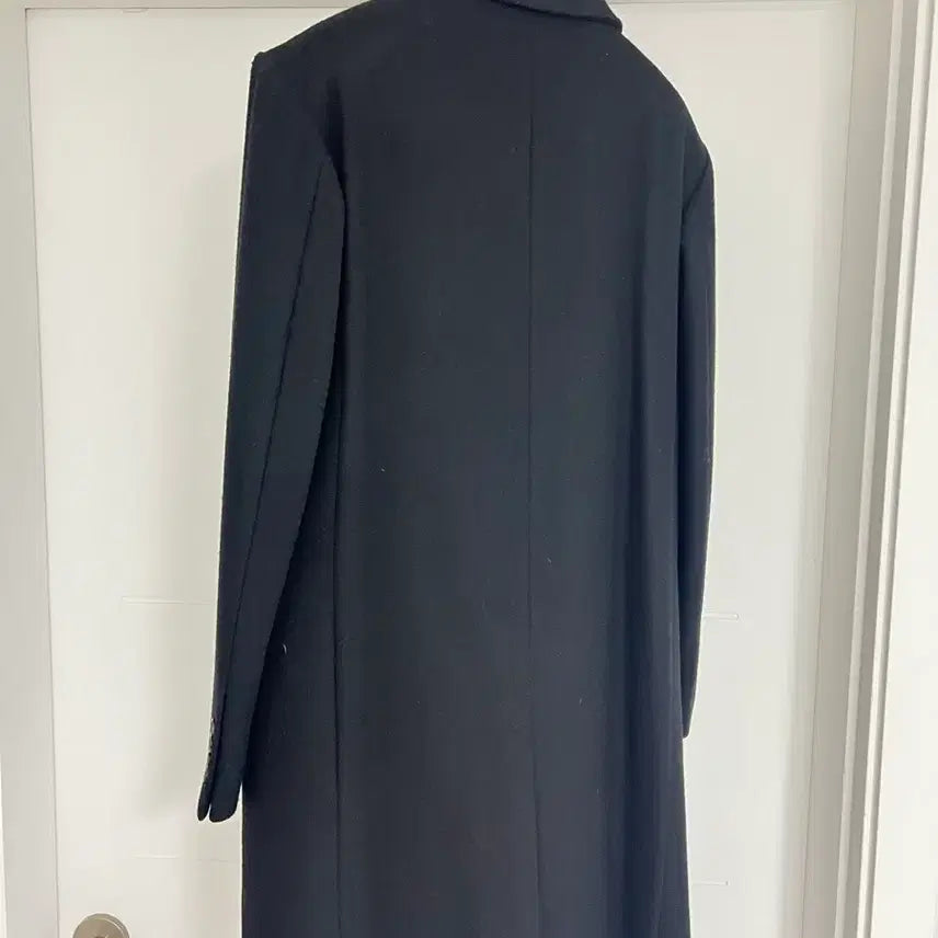 [BUNJANG] Black 100% Wool Coat / 블랙 울100퍼센트 코트