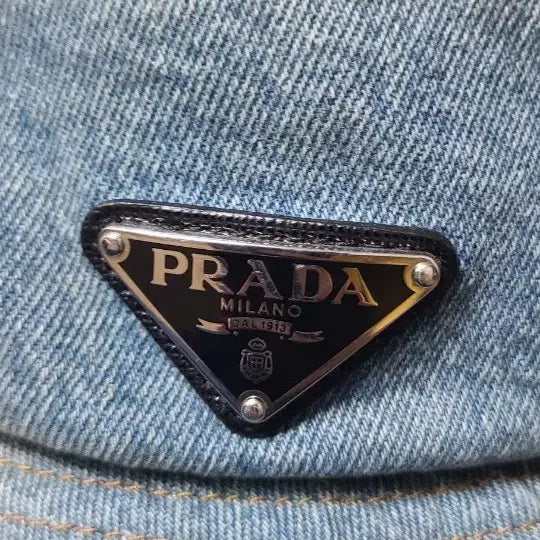 [BUNJANG] Prada Denim Bucket Hat / 프라다 버킷햇 라이트 데님