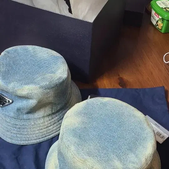 [BUNJANG] Prada Denim Bucket Hat / 프라다 버킷햇 라이트 데님