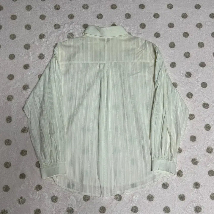 [BUNJANG] Lace Stripe Shirt / 레이스 스트라이프 셔츠