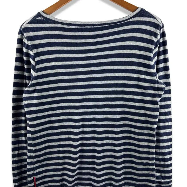 [BUNJANG] Y2K Striped Long Sleeve Shirt / JPN Y2K 드럭스토어 스트라이프 롱슬리브2859