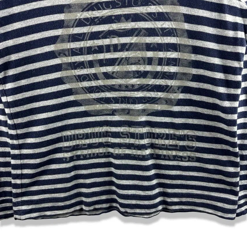 [BUNJANG] Y2K Striped Long Sleeve Shirt / JPN Y2K 드럭스토어 스트라이프 롱슬리브2859