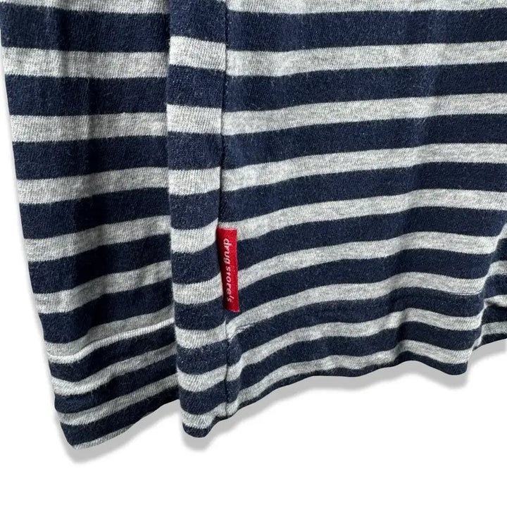 [BUNJANG] Y2K Striped Long Sleeve Shirt / JPN Y2K 드럭스토어 스트라이프 롱슬리브2859