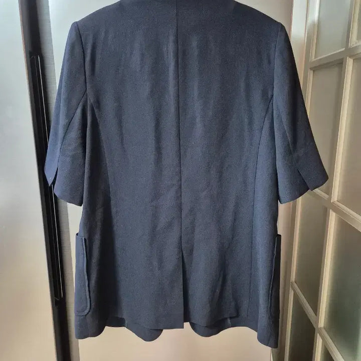 [BUNJANG] MIXSO Navy Short Sleeve Jacket / MIXSO 미쏘 반팔 자켓