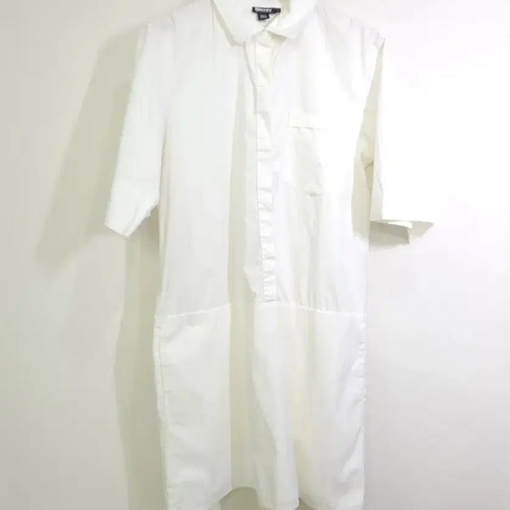 [BUNJANG] DKNY White Shirt Dress / DKNY 화이트 셔츠 원피스 ~55반
