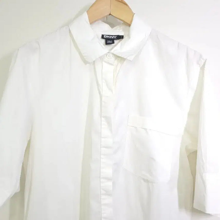 [BUNJANG] DKNY White Shirt Dress / DKNY 화이트 셔츠 원피스 ~55반