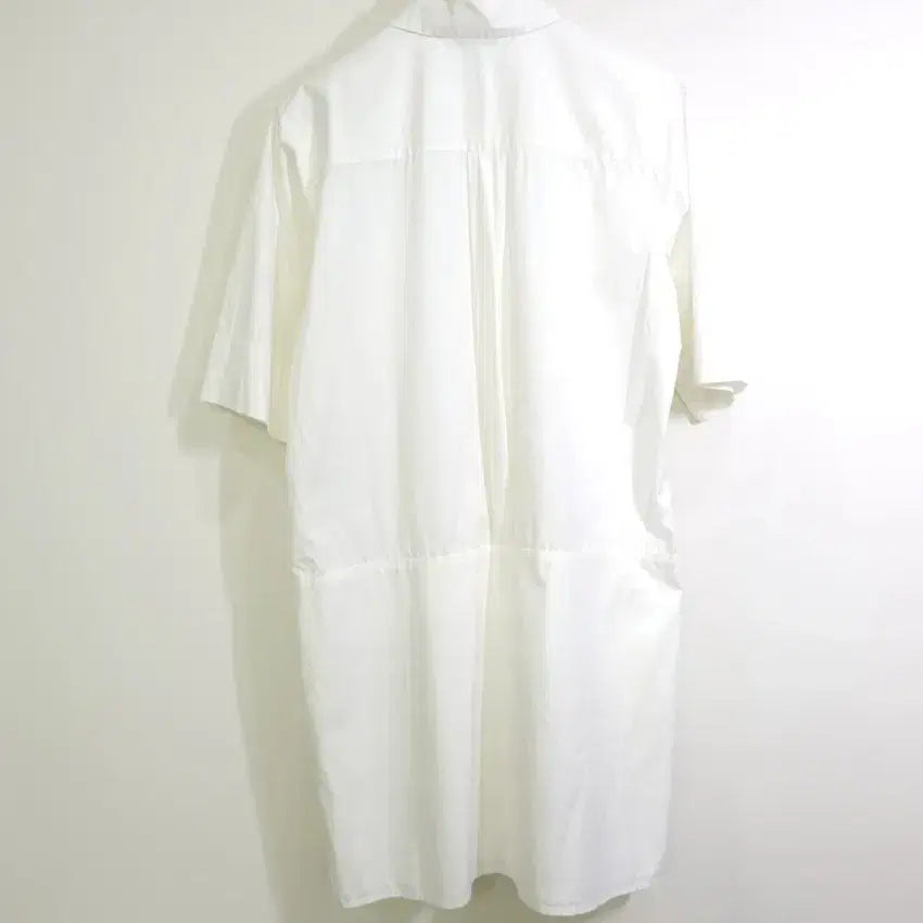 [BUNJANG] DKNY White Shirt Dress / DKNY 화이트 셔츠 원피스 ~55반