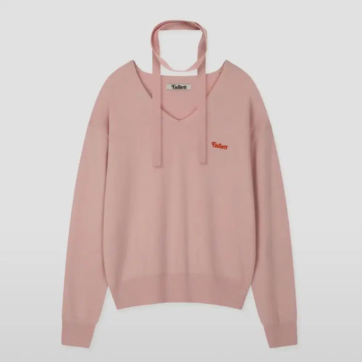 [SOLD OUT] (무료배송) 팔렛 캐시미어 브이넥 타이 니트 핑크