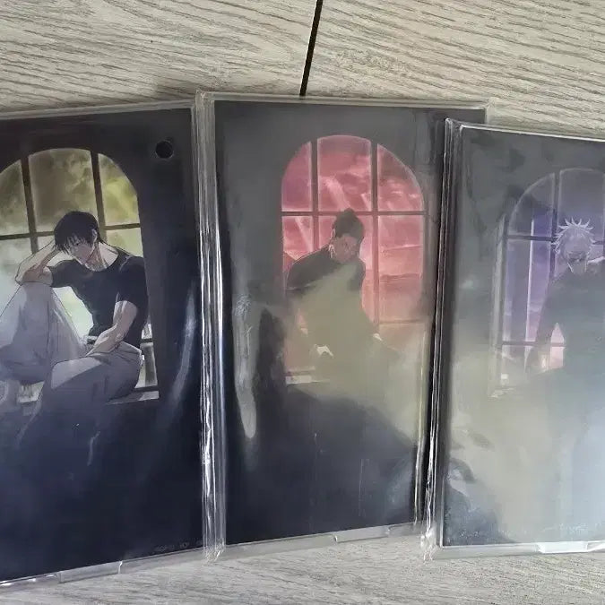[BUNJANG] Jujutsu Kaisen Gojo, Geto, Toji Acrylic Stand Set / 주술회전 고죠, 게토, 토우지 군청낙일 세트