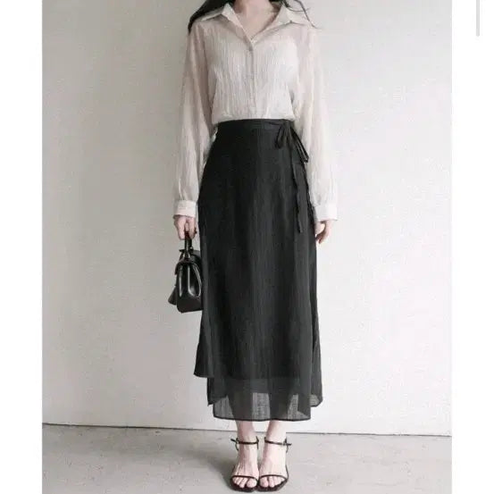 [BUNJANG] UUR Lab Wrap Skirt / 유유알) 랩 스커트