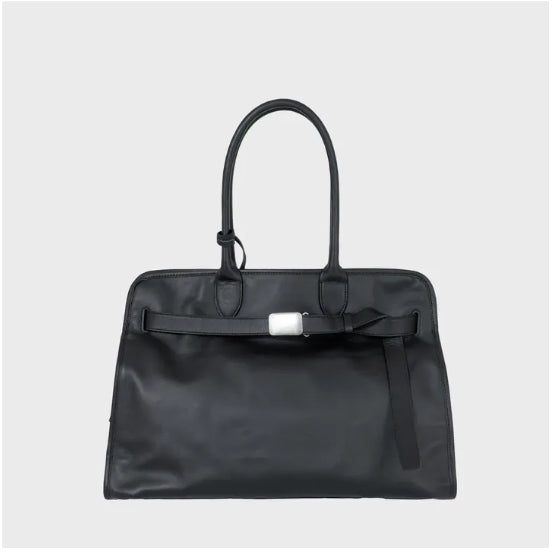 [SOLD OUT] 브라운야드 레더 버클 17 백 블랙
