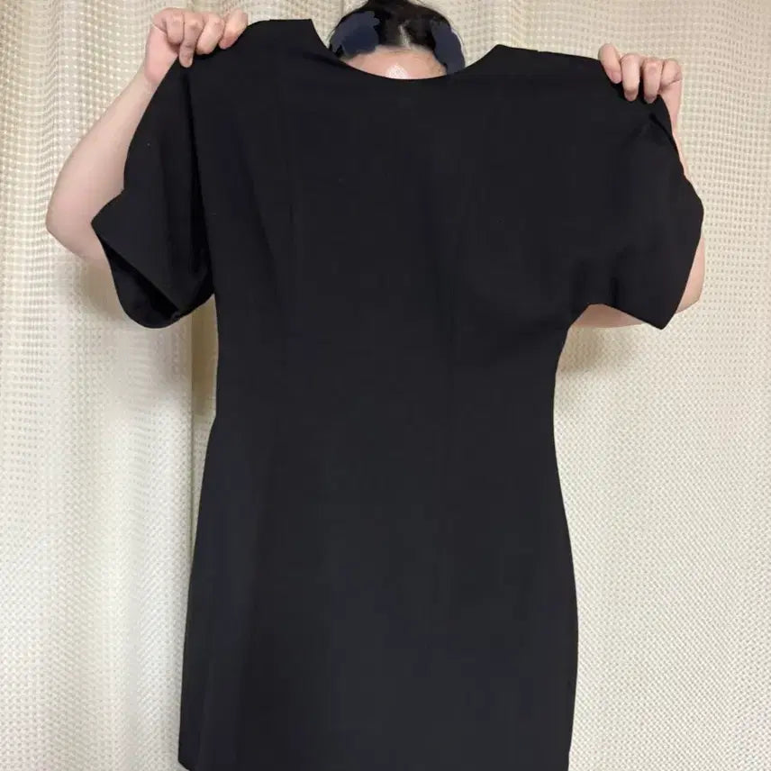 [BUNJANG] Angelo Bianco Canopee Dress Black Mini Dress / 안젤로비안코 canopee dress 블랙 미니 원피스 m