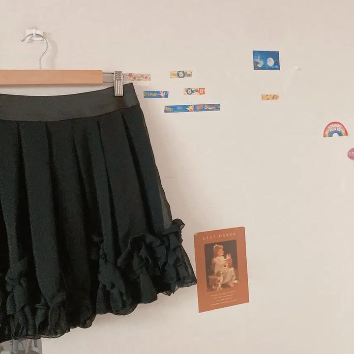 [BUNJANG] Black Mini Skirt / 블랙 미니스커트