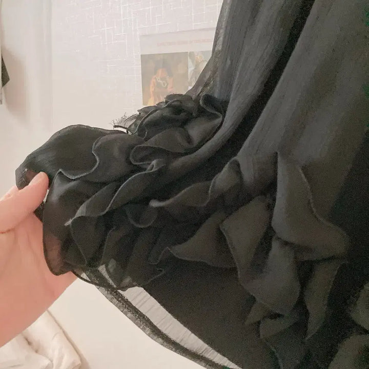 [BUNJANG] Black Mini Skirt / 블랙 미니스커트