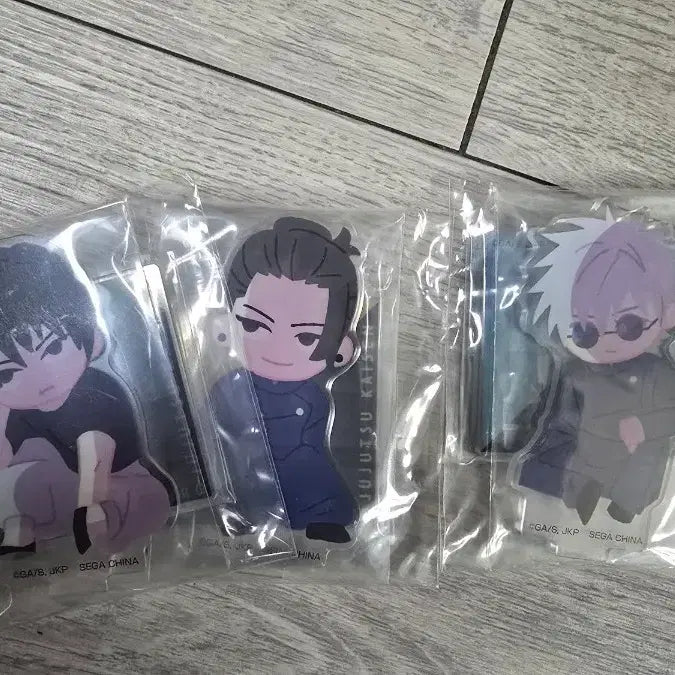 [BUNJANG] Jujutsu Kaisen Acrylic Stand Set / 주술회전 아크릴 스탠드 고죠, 게토, 토우지 세트