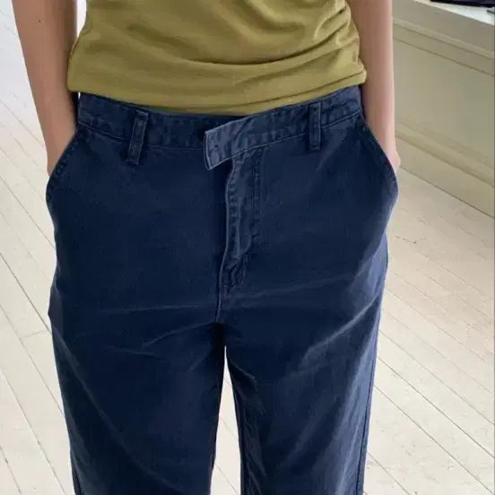 [BUNJANG] Poor Shop H Mode One Logue Very You Three Cut Denim Pants / 워크데님팬츠 푸어샵 에이치모드 원로그 베리유 쓰리컷 더베를린
