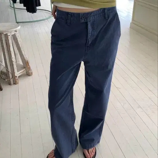 [BUNJANG] Poor Shop H Mode One Logue Very You Three Cut Denim Pants / 워크데님팬츠 푸어샵 에이치모드 원로그 베리유 쓰리컷 더베를린