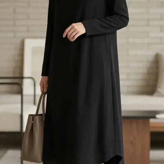 [BUNJANG] COS Long Black Turtleneck Dress / 코스 롱 원피스 ~55