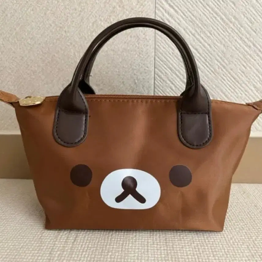 [BUNJANG] Cu Rilakkuma Mini Tote Bag Brown / Cu 리락쿠마 토트백 미니 가방 브라운