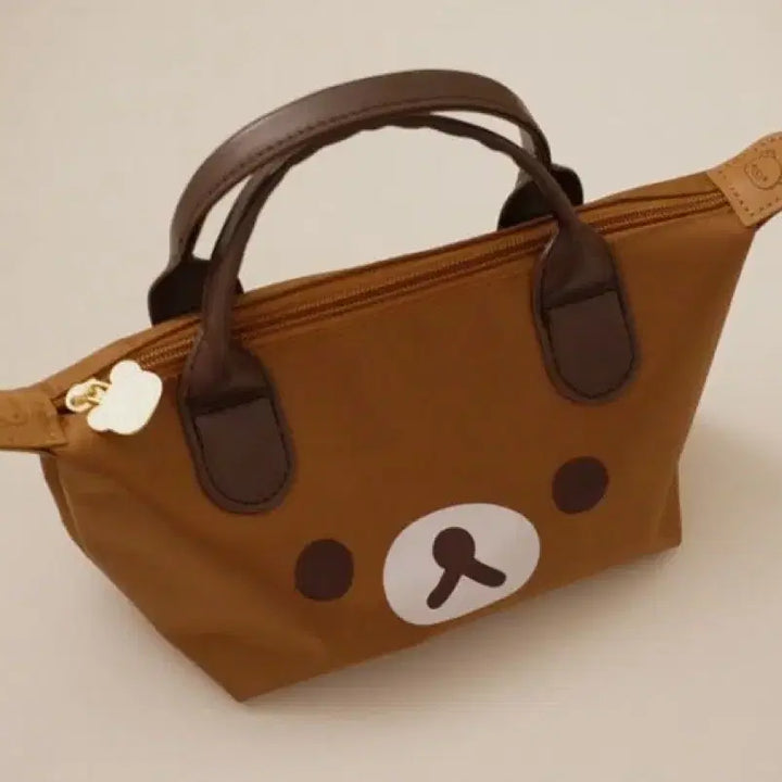 [BUNJANG] Cu Rilakkuma Mini Tote Bag Brown / Cu 리락쿠마 토트백 미니 가방 브라운