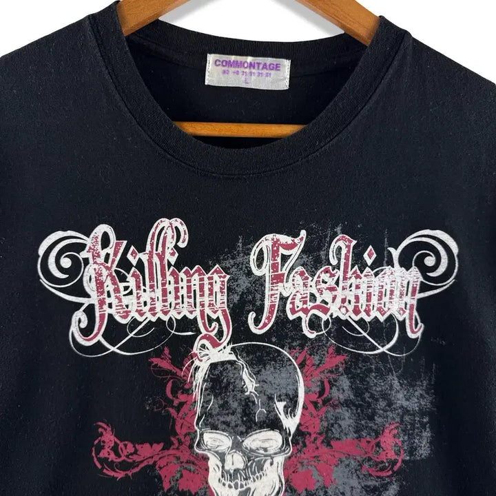 [BUNJANG] JPN Punk Skull Short Sleeve T-shirt / JPN 펑크 스컬 반팔티셔츠2860